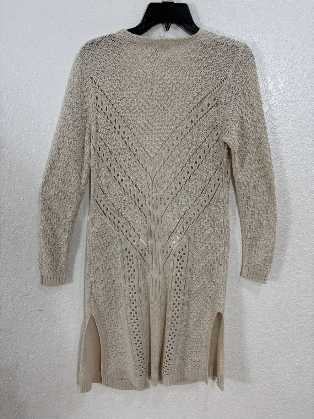 It’s Our Time,Size M,Women’s Cream Openfront Knit Cardigan Sweater - Picture 9 of 15